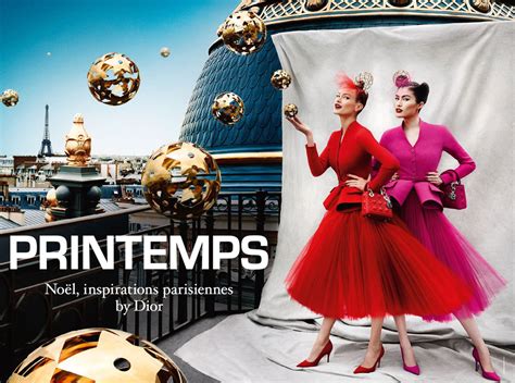 dior printemps haussmann|Dior Launches Magazine, Teams With Printemps for Holidays.